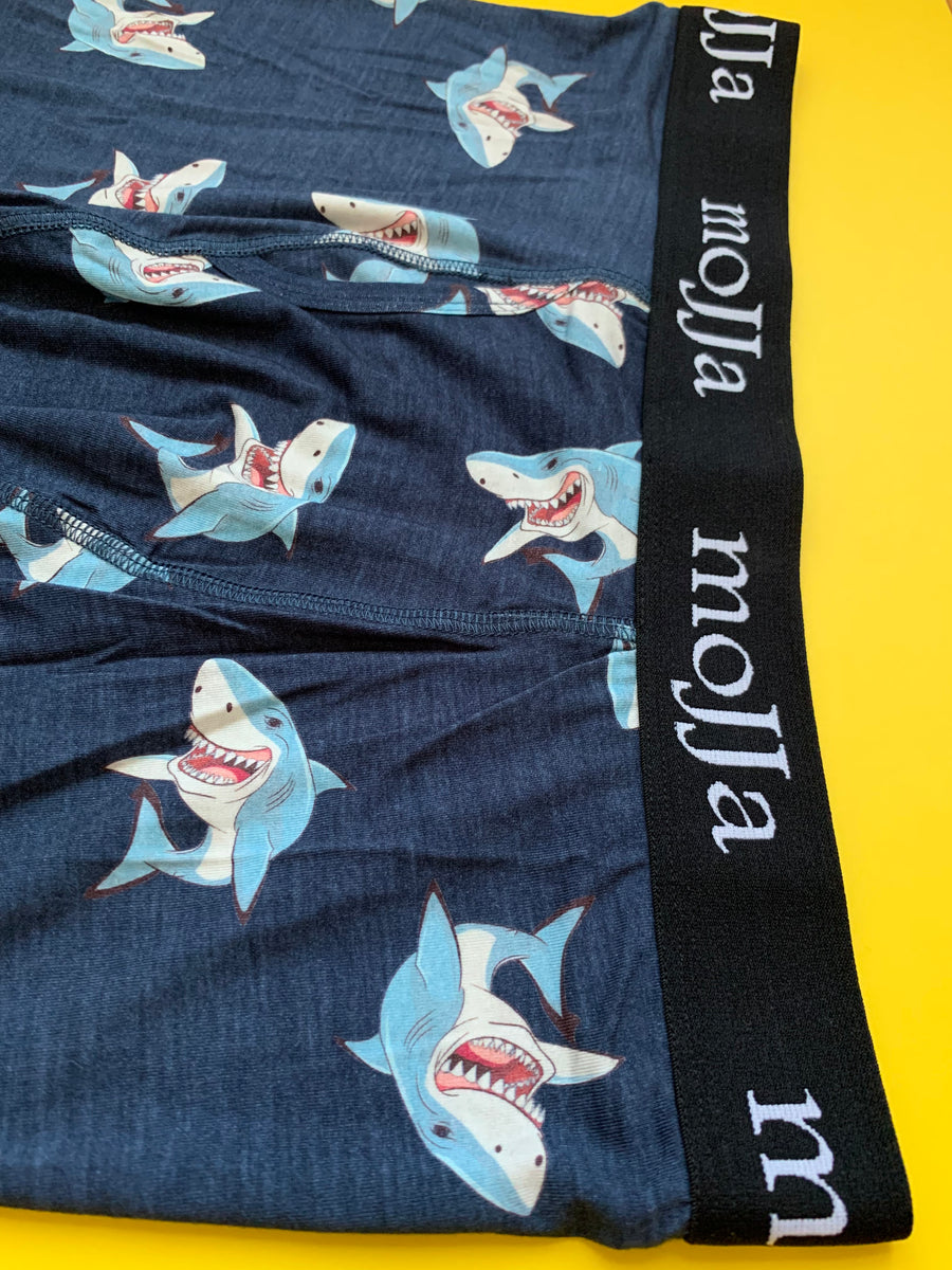 ZZXXB Shark Surf Mens Boxer Briefs Breathable Underwear Fly Front
